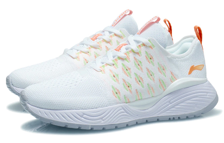 (WMNS) Li-Ning Soft 'White Neon Apricot' ARSR020-2