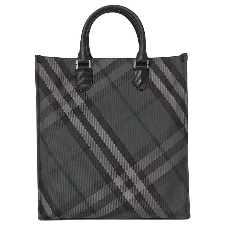 Burberry 25 Check Tote Shoulder Bag 'Black' 8111253