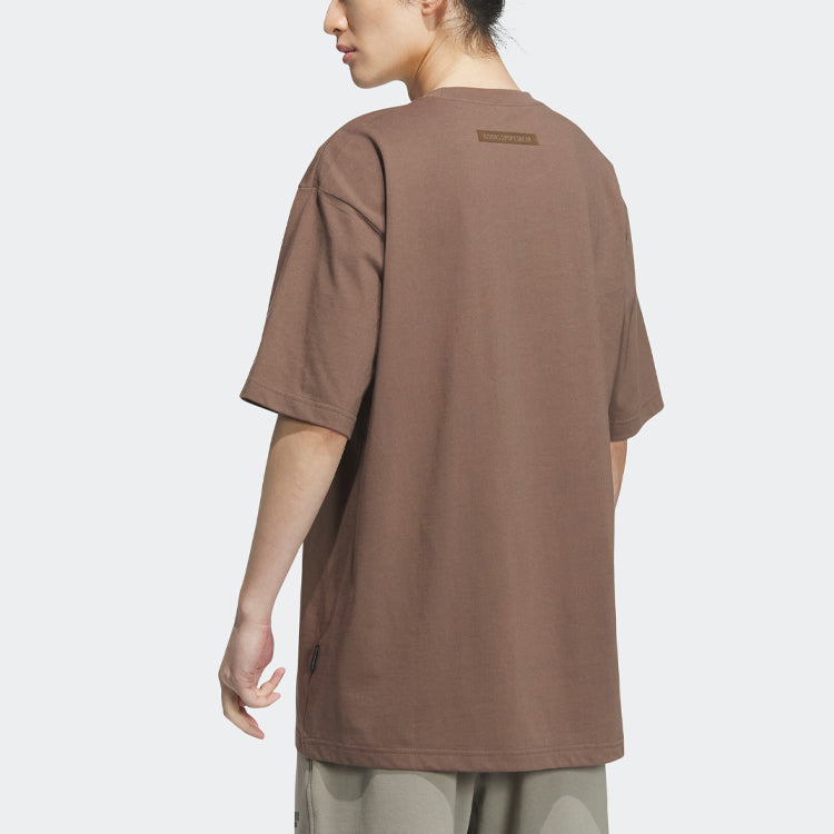 adidas Verbiage T-shirt 'Brown' IP3929