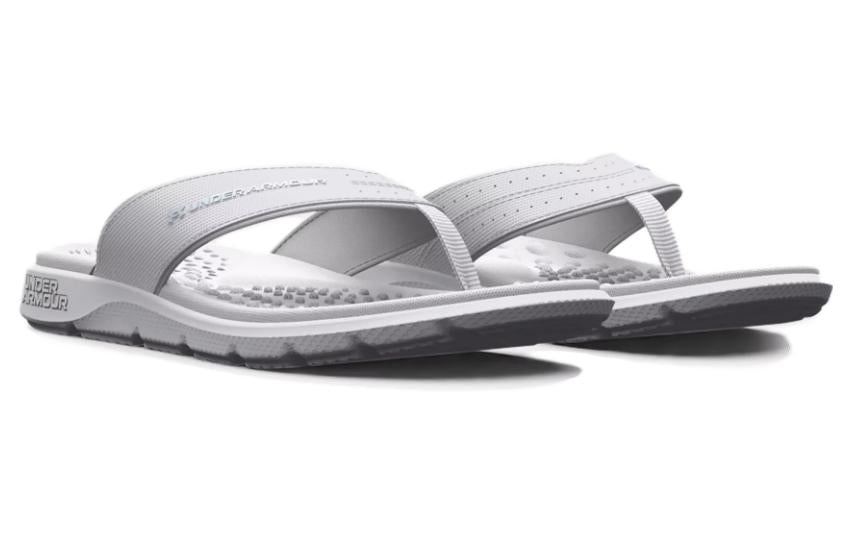 (WMNS) Under Armour Ignite Pro Marbella Sandal 'White Halo Grey' 3026030-100