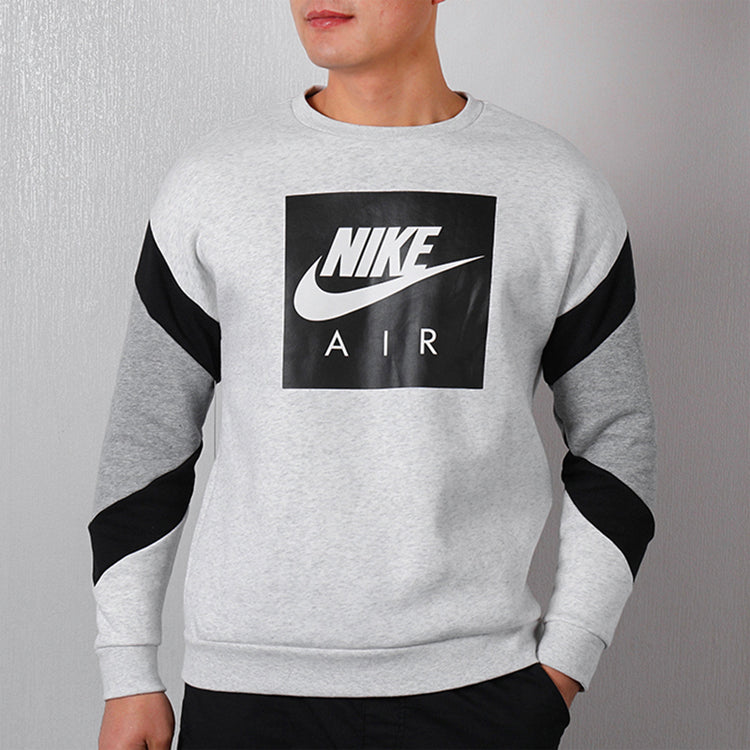 Nike Air Crew Flc Round Neck Colorblock Pullover light grey 928636-051