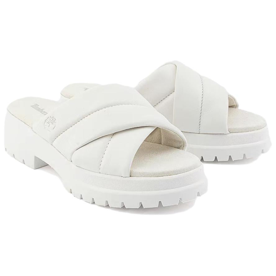 (WMNS) Timberland London Vibe Slides 'White Full Grain' A63RV