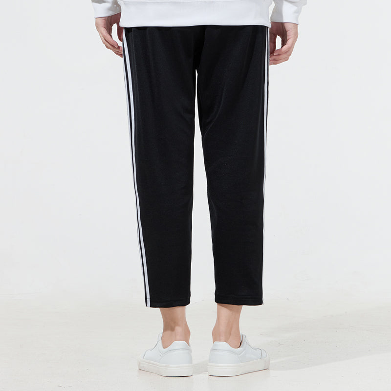 Men's adidas originals Athleisure Casual Sports Loose Running Long Pants/Trousers Black H09121