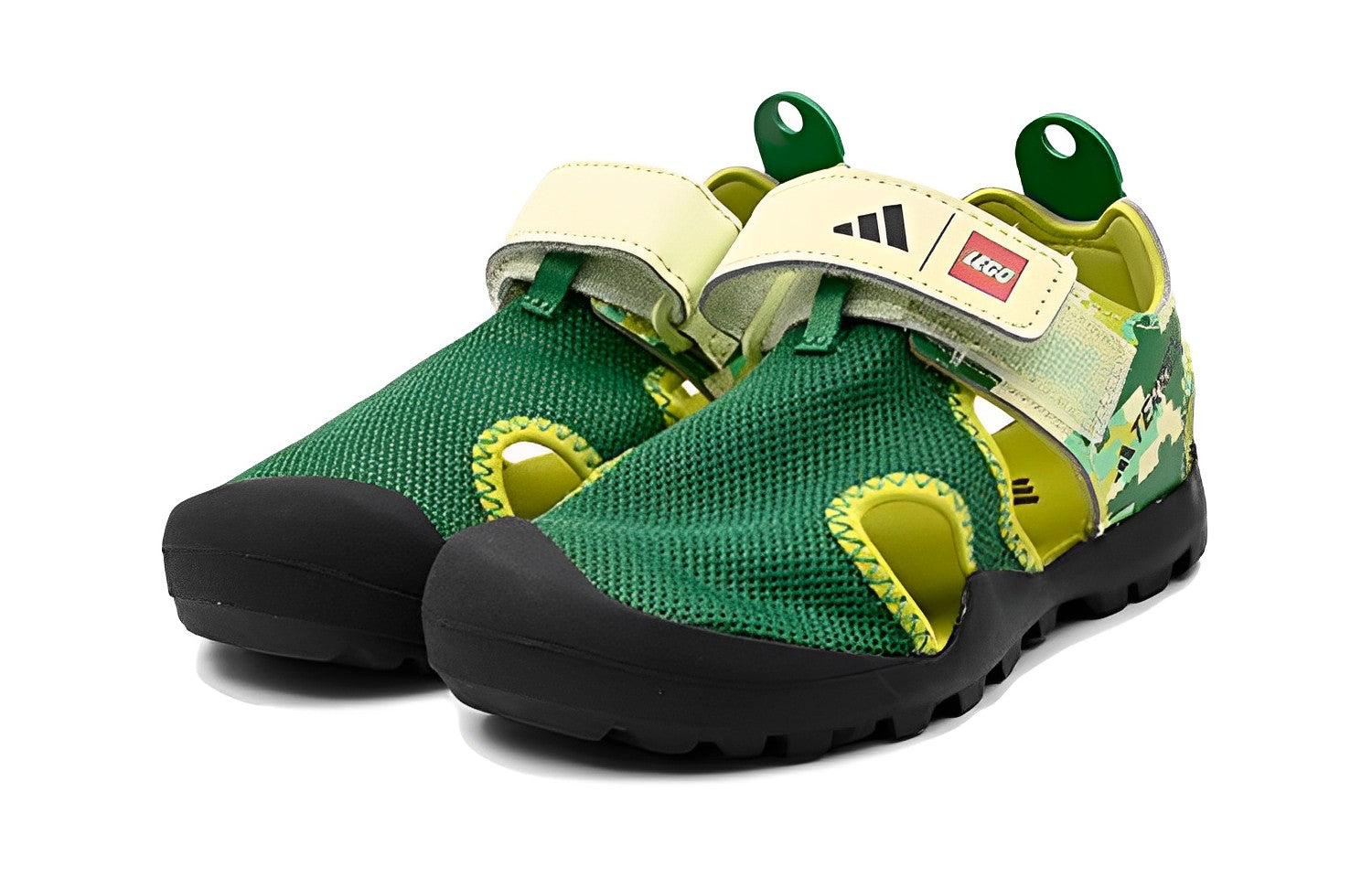 (GS) adidas x LEGO Terrex Captain Toey 'Core Green Glow' HQ5847