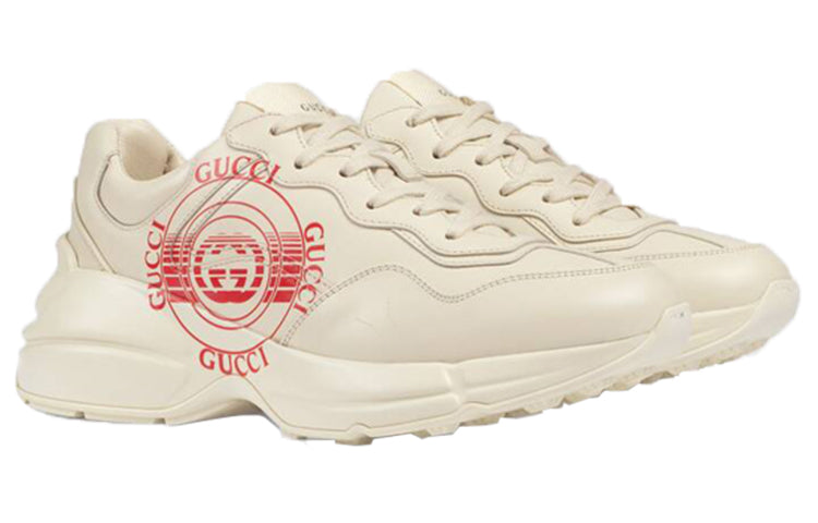 (WMNS) Gucci Rhyton 'Gucci Disk Print - Ivory' 630609-DRW00-9522