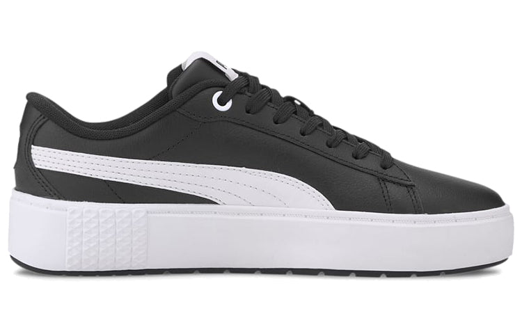 (WMNS) PUMA Smash Platform Black/White 373035-04