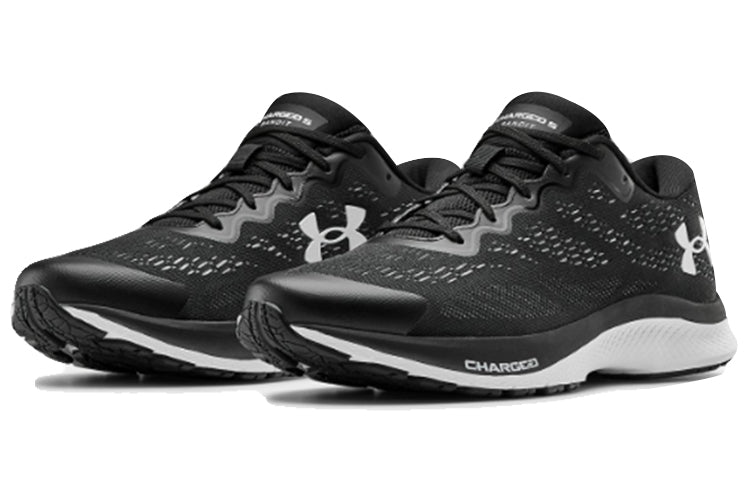(WMNS) Under Armour Charged Bandit 6 'Black White' 3023023-001
