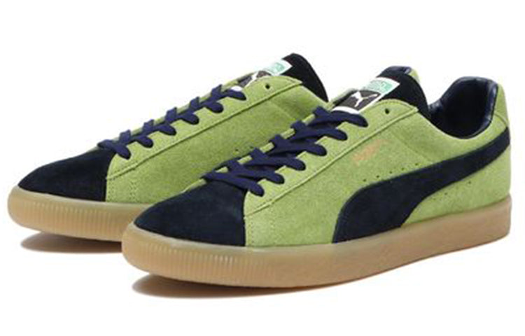 PUMA Suede Vtg Mij Jasmine Green Casual Skateboarding Shoes Black Brown 388132-01