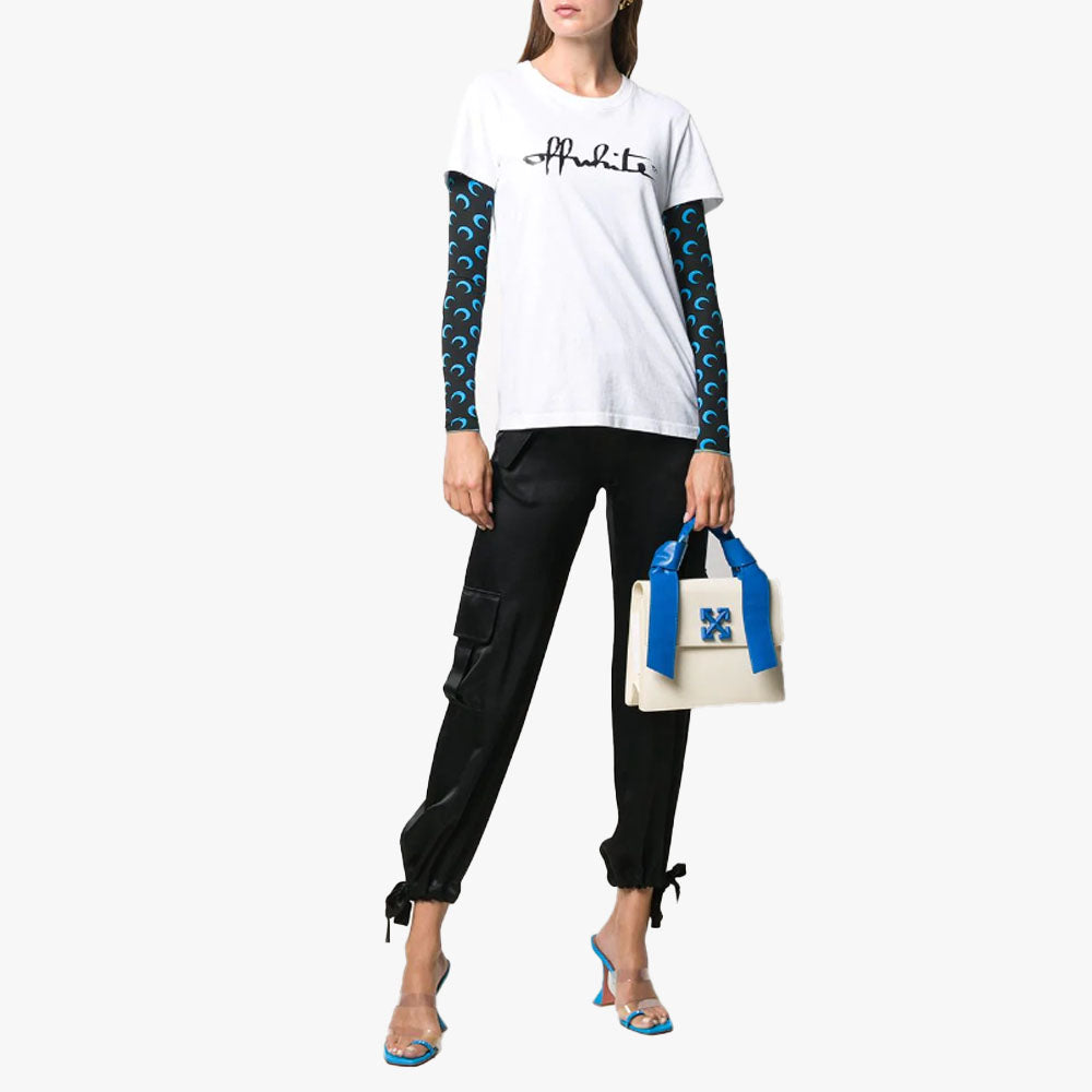 (WMNS) Off-White 2.8 Jitney Shoulder Bag Blue White OWNA114F20LEA0016100