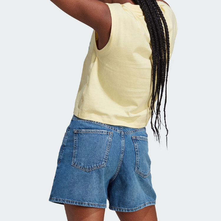 (WMNS) adidas Island Club Sleeveless Graphic Tee 'Yellow' IT8150