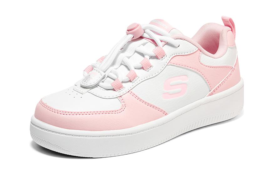 (GS) Skechers Skate Shoes 'Pink White' 319499L-WTPK
