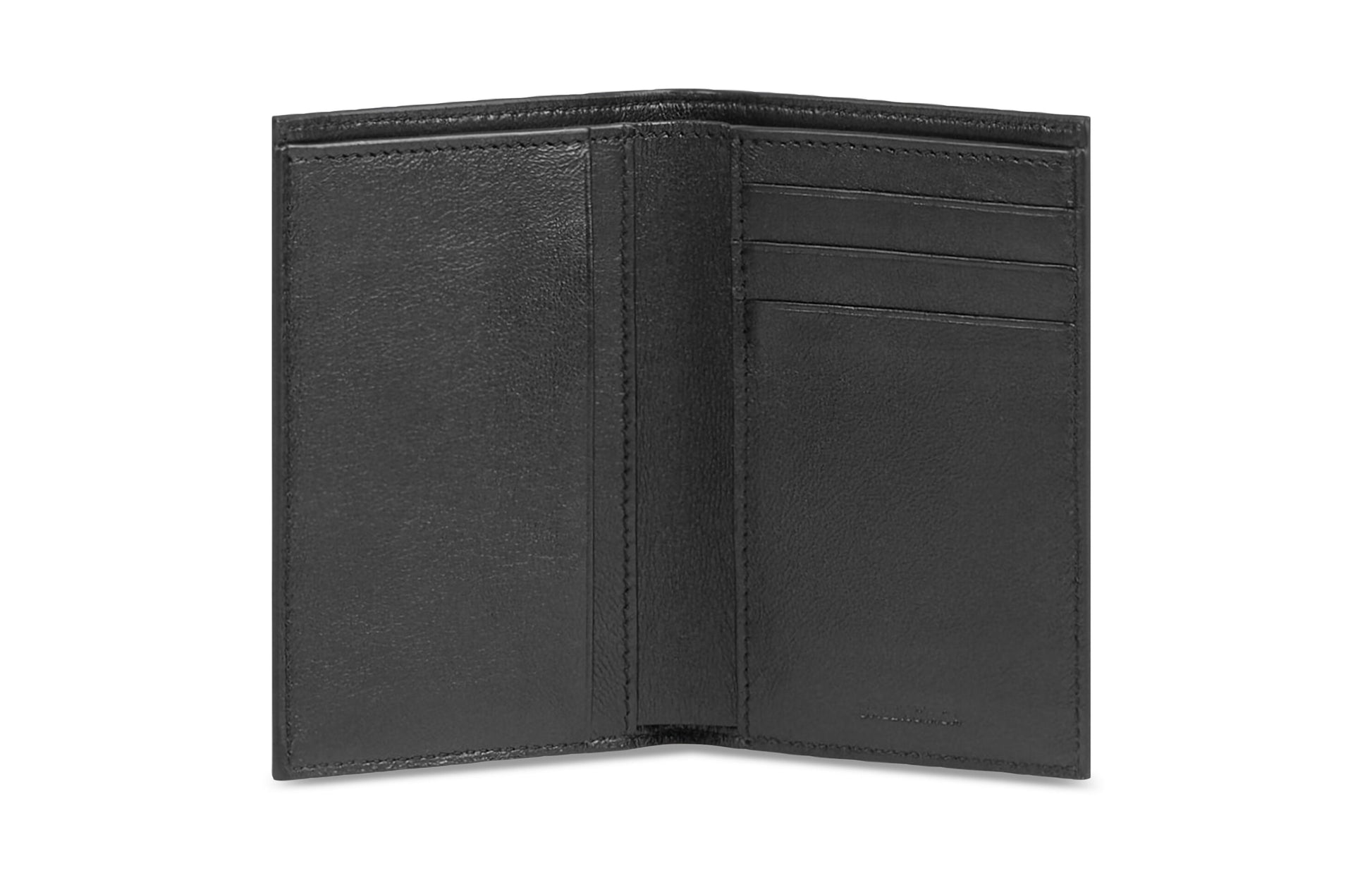 Balenciaga Cash Vertical Bifolded Wallet 'Black White' 6815791IZI31090