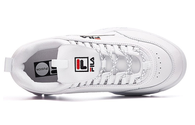 (WMNS) FILA Fusion Classical Retro Running Shoes White T12W913703FWT