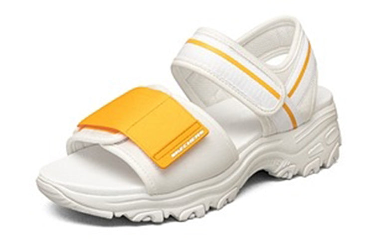 (WMNS) Skechers D'Lites 1.0 'White Yellow' 119239-WYL