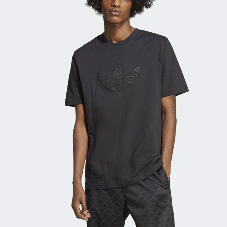 adidas Graphics Monogram Tee 'Black' IC8878