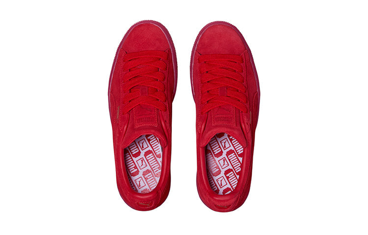(GS) PUMA Suede Classic 'Mono Gold - Barbados Cherry' 381470-01