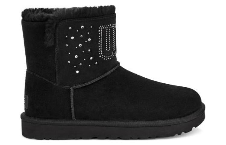 (WMNS) UGG Classic UGG Gem Mini 1125911-BLK