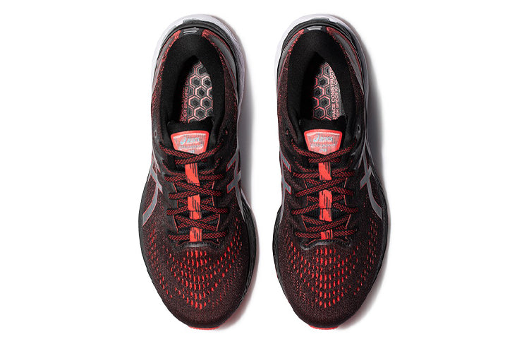 ASICS Gel-Kayano 28 2E Wide 'Black Electric Red' 1011B188-002
