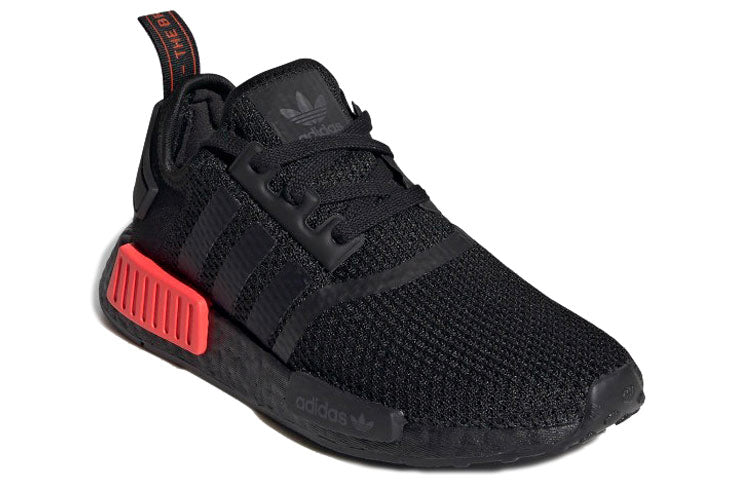 (GS) adidas NMD_R1 J 'Black Solar Red' FV8174