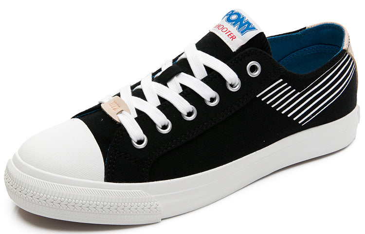 PONY Low-Top Canvas Shoe Black 02M1SH04BK