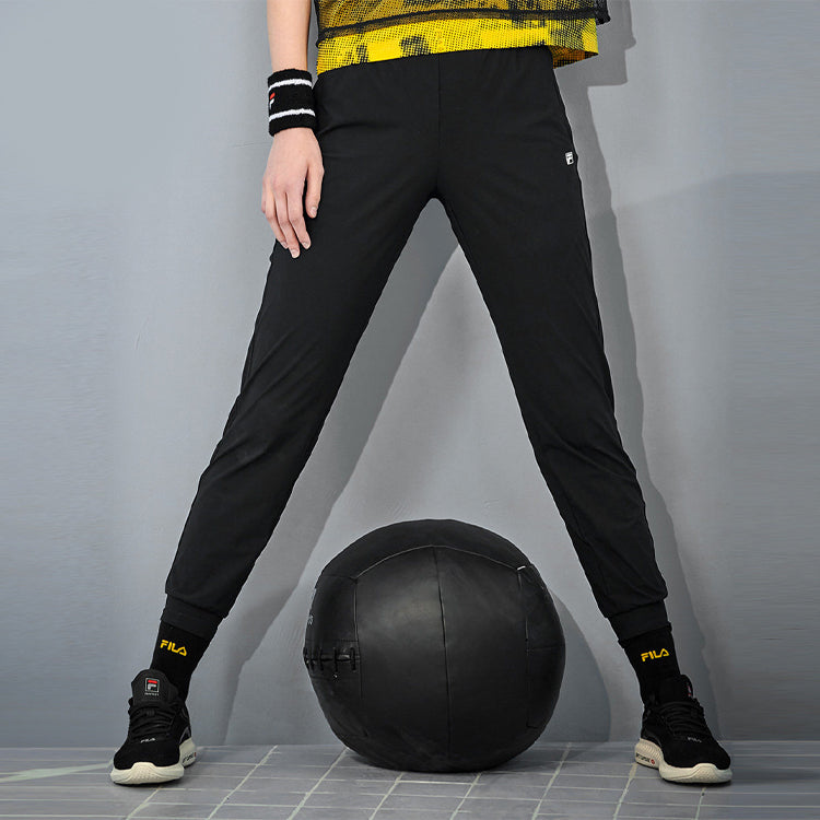 (WMNS) FILA Athletics Knitting Trousers Black A11W021611F-BK
