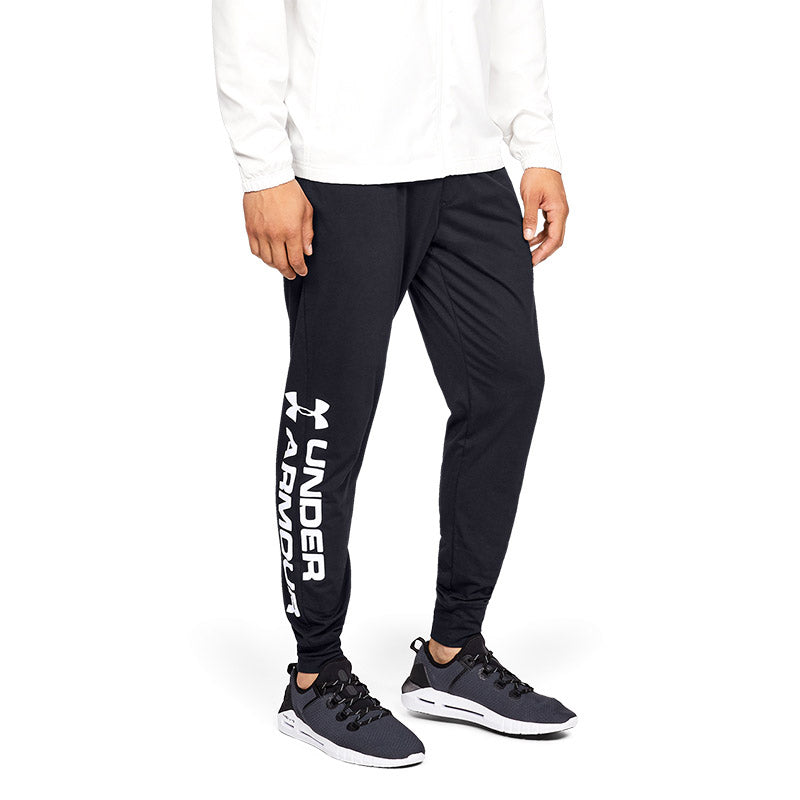 Under Armour Sportstyle Cotton Graphic Joggers 'Black' 1329298-001