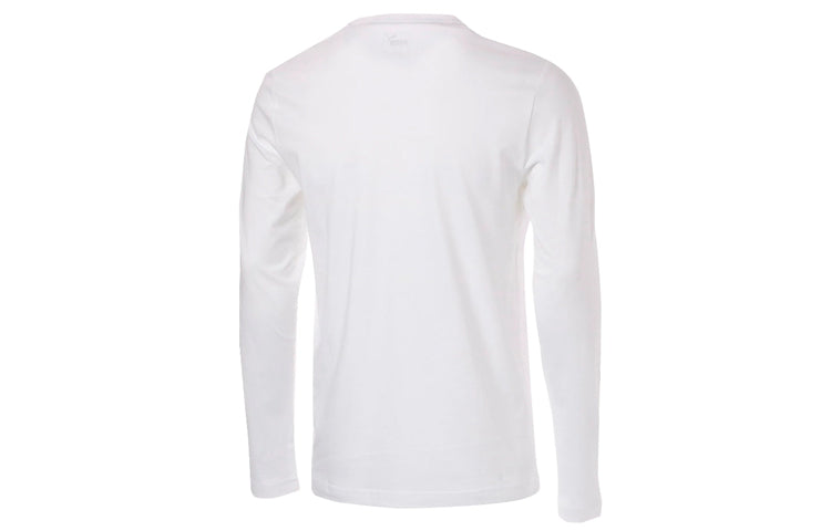 PUMA Round Neck Pullover Long Sleeves White 851772-02