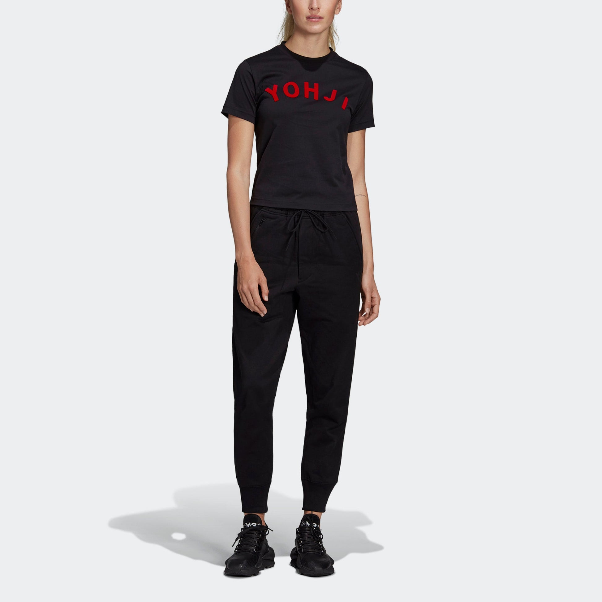 (WMNS) Y-3 Athleisure Casual Sports Short Sleeve Black T-Shirt FL6072