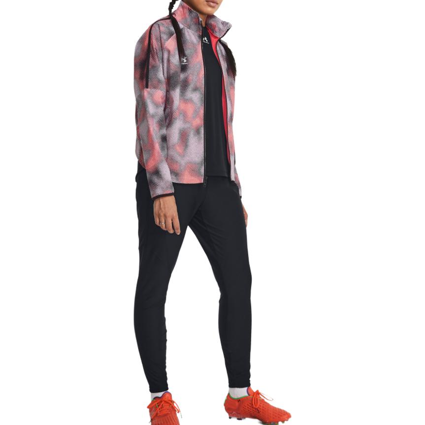(WMNS) Under Armour Challenger Pro Printed Track Jacket 'Beta White' 1381051-628