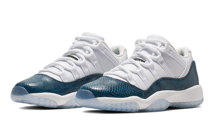 (GS) Air Jordan 11 Retro Low 'Navy Snakeskin' 2019 CD6847-102