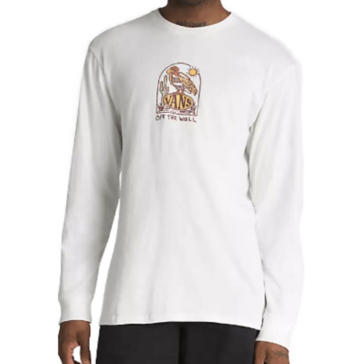 Vans Deserted Long Sleeve T-Shirt 'Marshmallow' VN000F46FS8