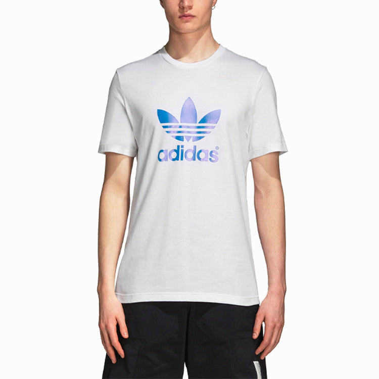 adidas originals Blue Logo Short Sleeve White DP8570