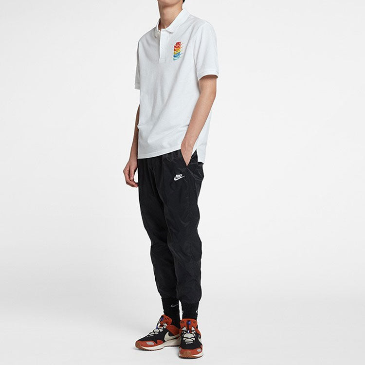 Nike Sportswear Rainbow Gradient Polo Shirt White CI9595-100
