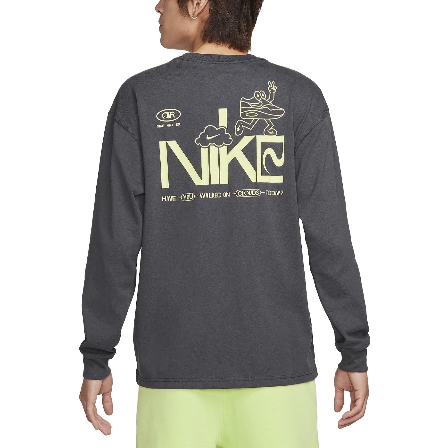 Nike Sportswear Long-Sleeve T-Shirt 'Grey' FJ1088-060