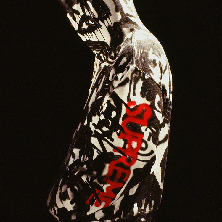 Supreme x Yohji Yamamoto Hoodie 'White Black Red' SUP-FW20-102