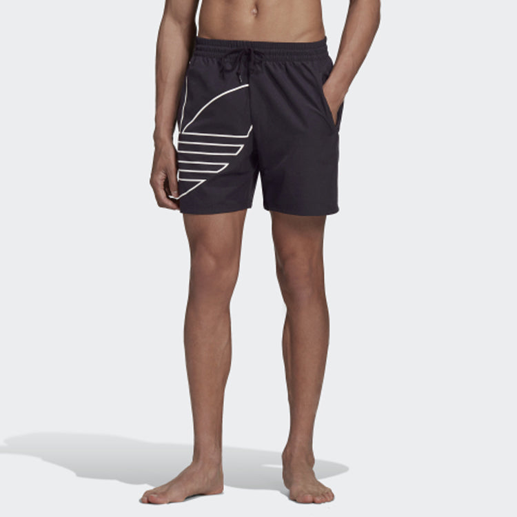 adidas originals Solid Color Sports Shorts Black GE0802