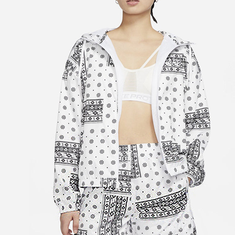 (WMNS) Nike Sportswear Heritage Jacket White CU5893-100
