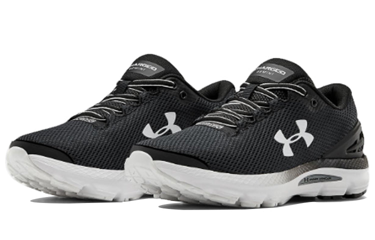 (WMNS) Under Armour Charged Gemini 2020 'Black White' 3023277-002