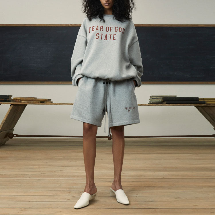 Fear of God Essentials Fleece Soccer Short 'Dark Heather' 160BT242001F
