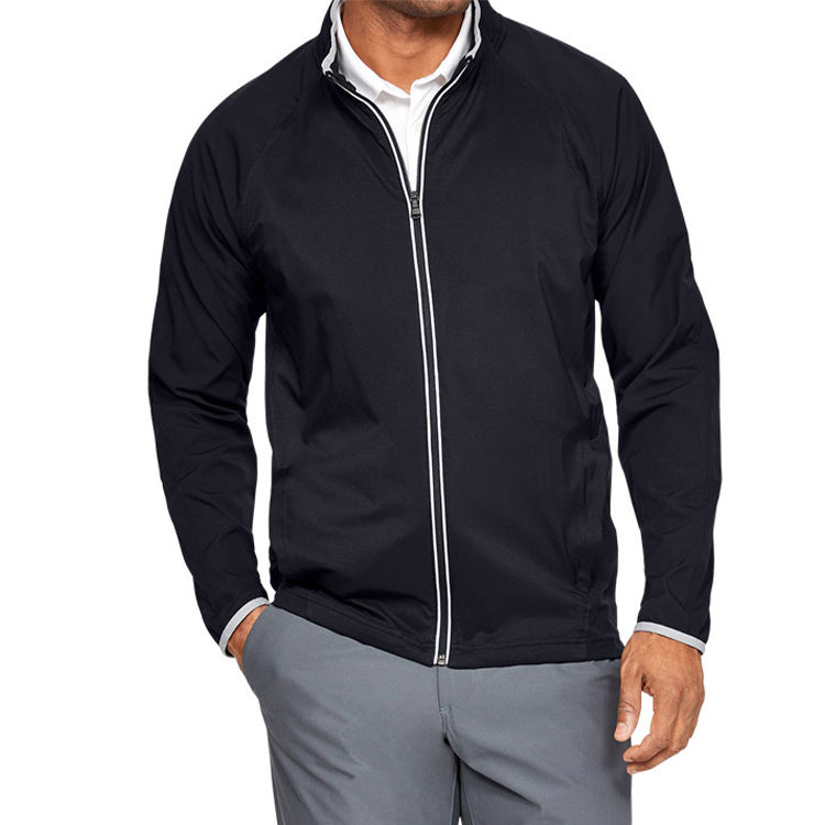 Men's Under Armour Storm Windstrike Golf Zipper Jacket Black 1327013-001