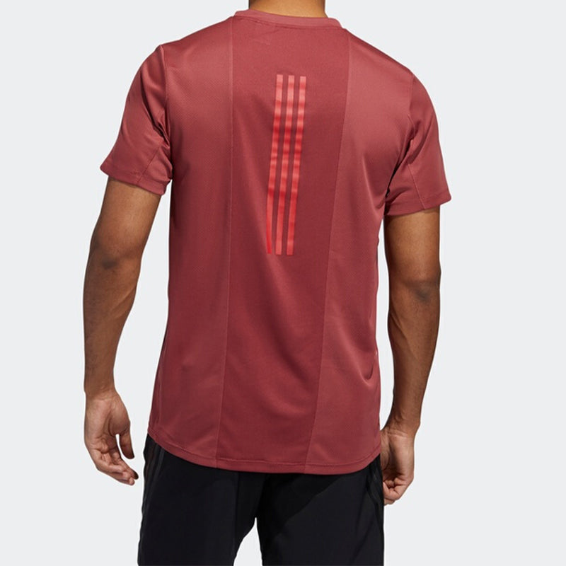 adidas Football Training Sports Round-neck Short-sleeve Tee Men Pink GC8189