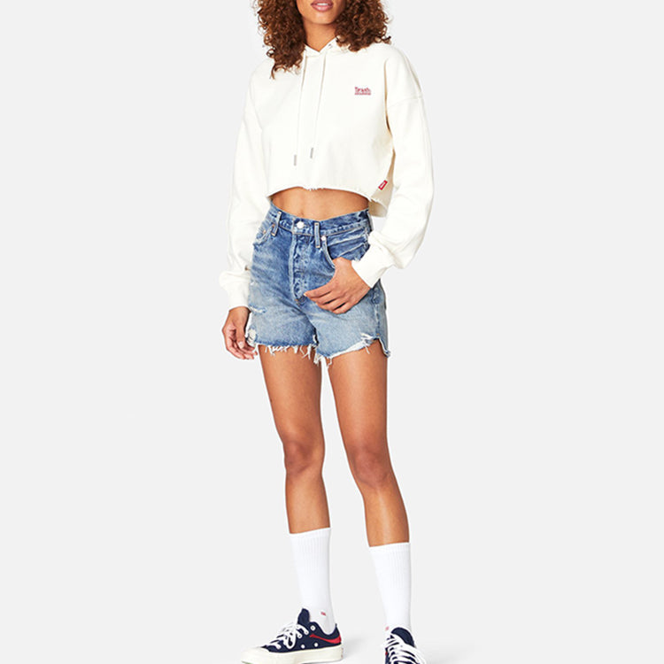 KITH x Coca Cola Crossover Short hooded Drawstring White KHW2137-104
