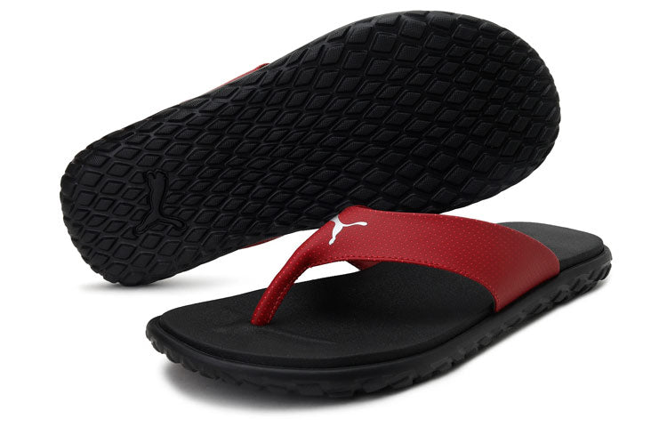 PUMA Galaxy Comfort IDP Sandals Black/Red 374846-05