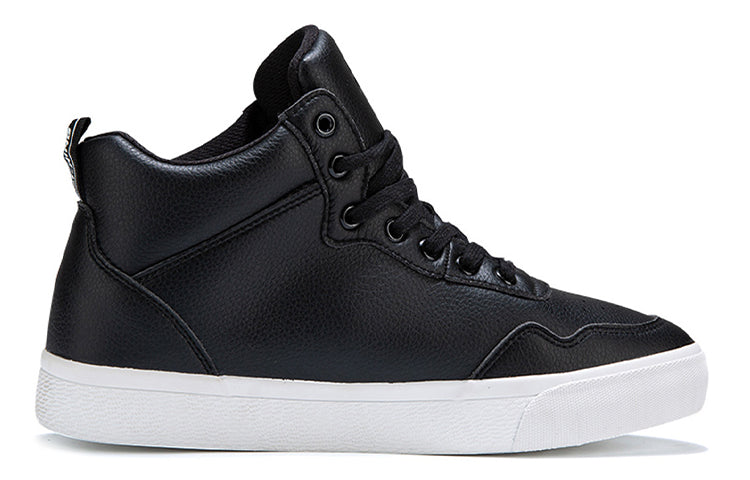 Li-Ning Classic Skateboarding Shoes Mid 'Black White' AGCP263-1