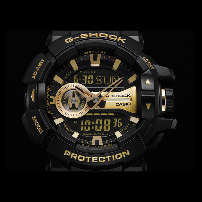 CASIO G-Shock Analog-Digital 'Black' GA-400GB-1A9