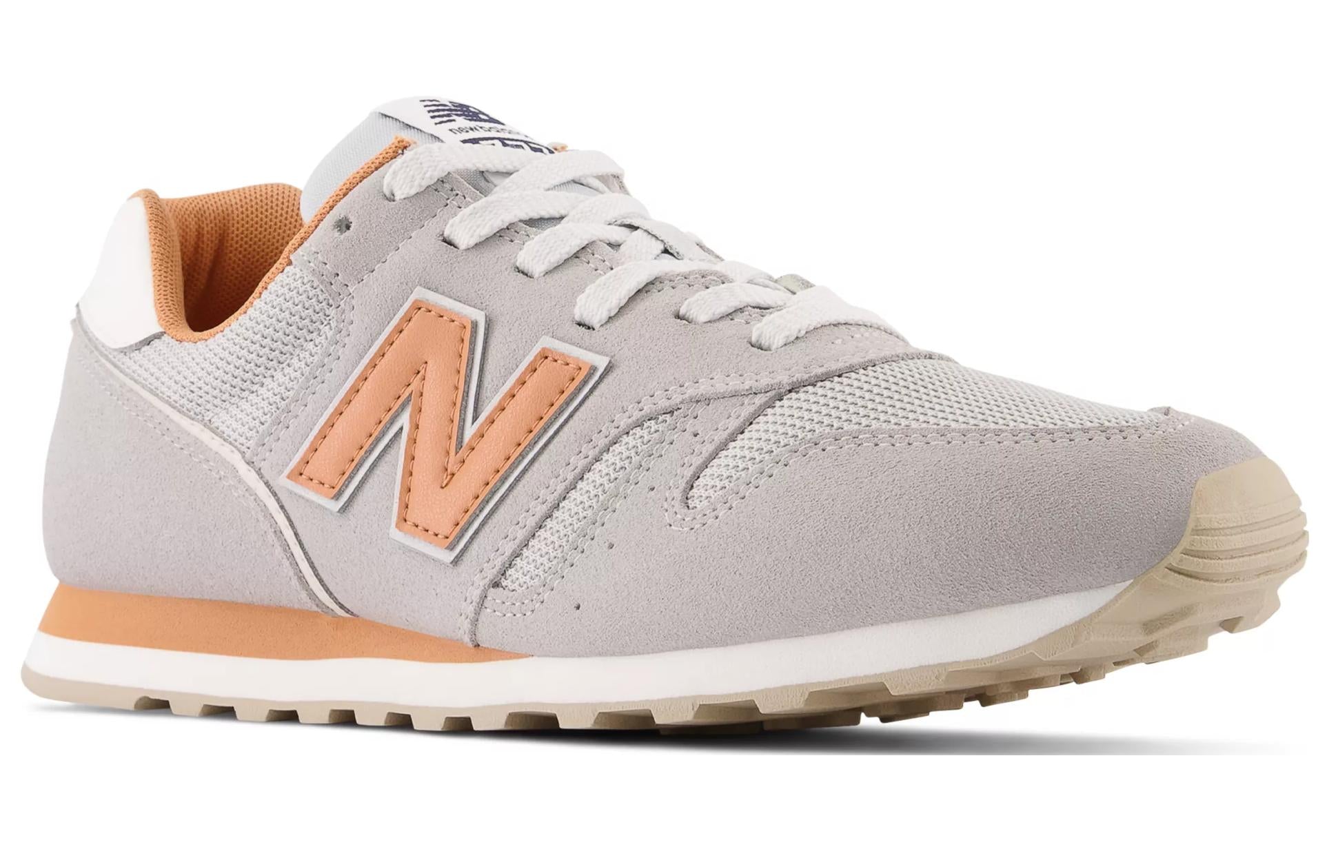 New Balance 373 v2 'Light Grey Orange Suede' ML373OB2