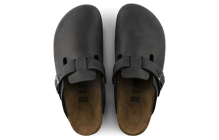 Birkenstock Boston Regular 'Oiled Leather Black' 0059461