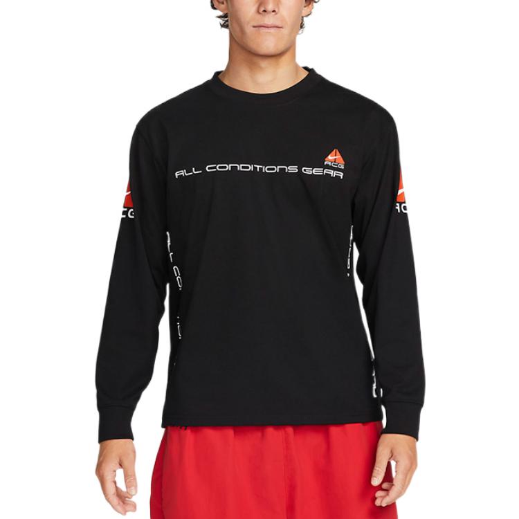 Nike ACG printed long sleeves top 'Black' DV9639-010