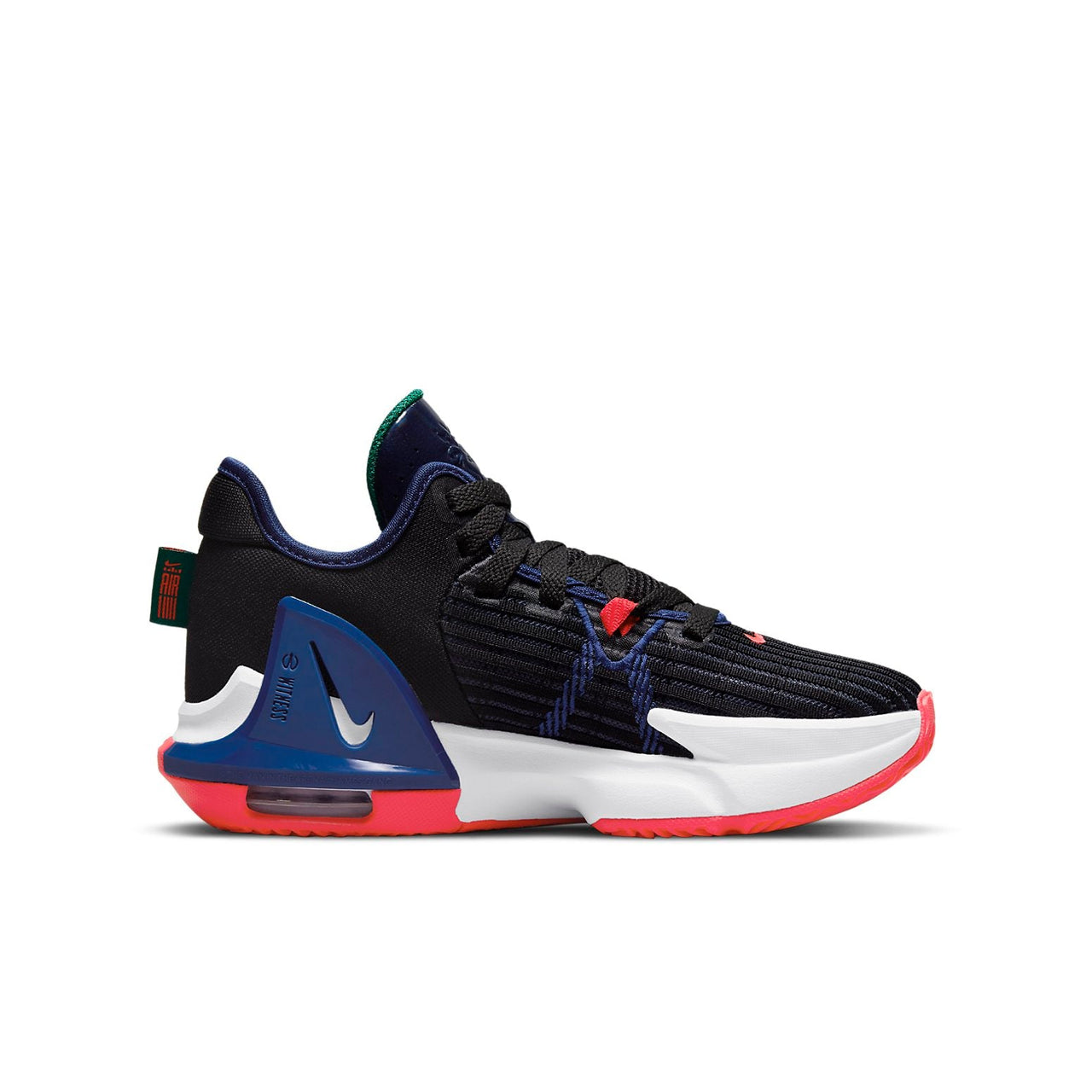 (GS) Nike LeBron Witness 6 'Black Royal Siren Red' DD0423-005