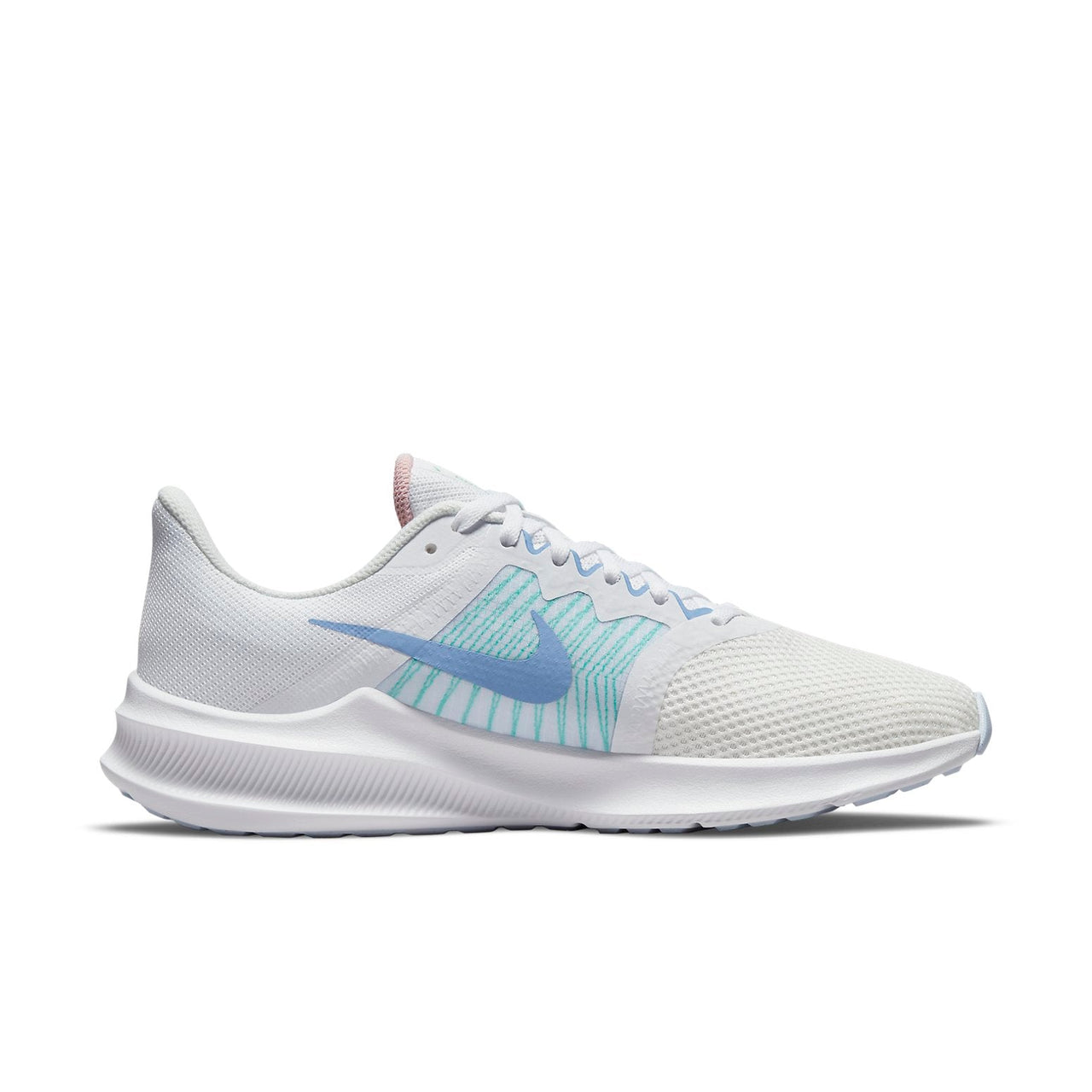 (WMNS) Nike Downshifter 11 Low-Top White/Blue CW3413-103